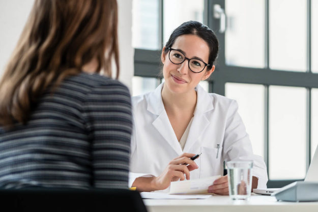 woman finds a depression treatment center