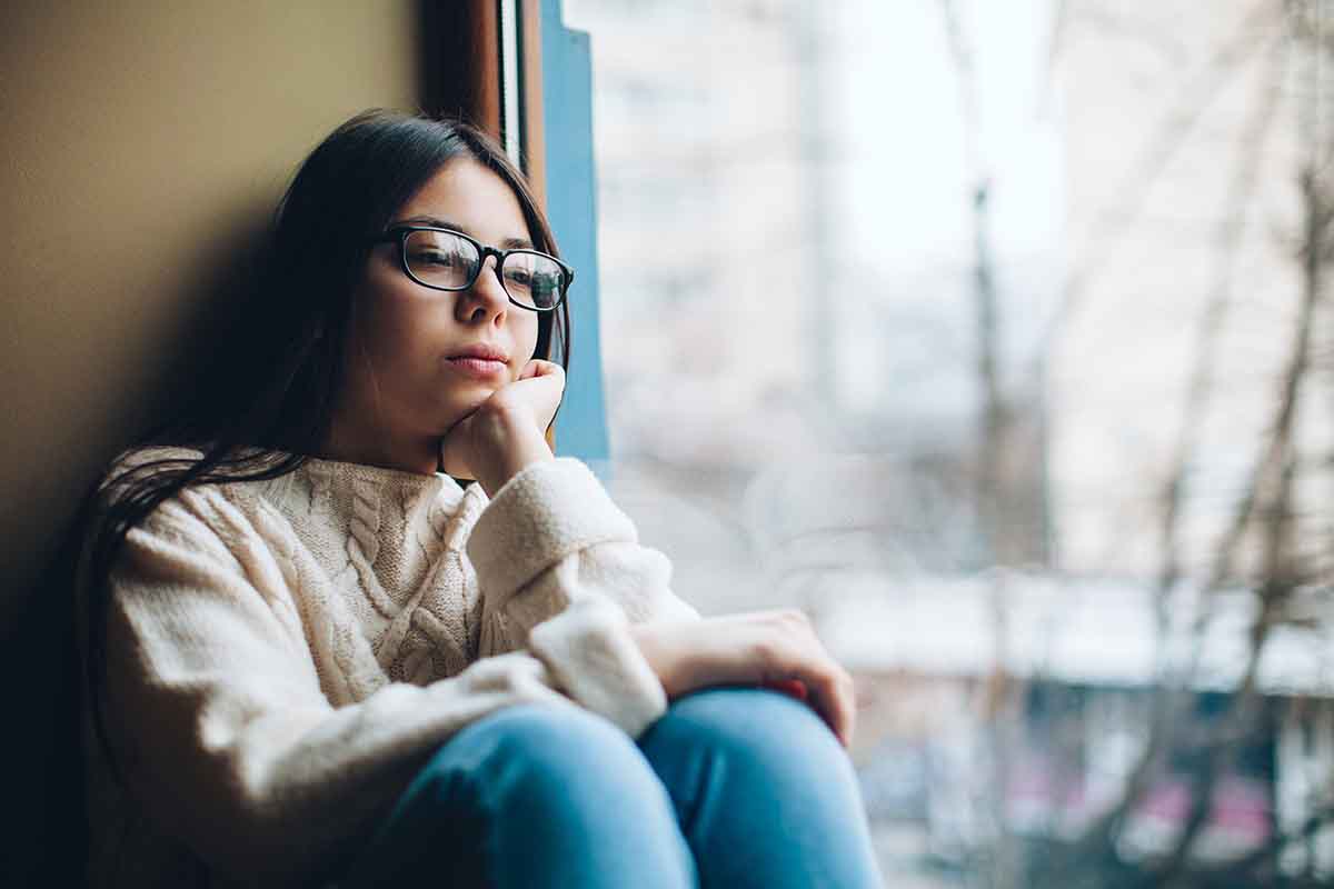 woman struggling with seasonal depression